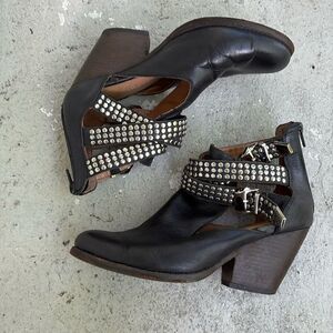 Jeffrey Campbell vintage studded cut out